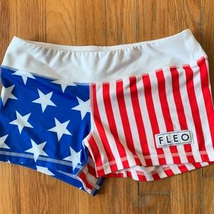 FLEO Red White And Blue Pro Shorts
